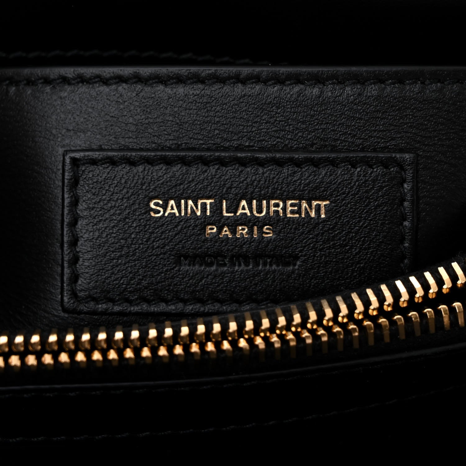 Saint Laurent Calfskin Y Quilted Monogram Small Loulou Chain Satchel Black 6 of 10