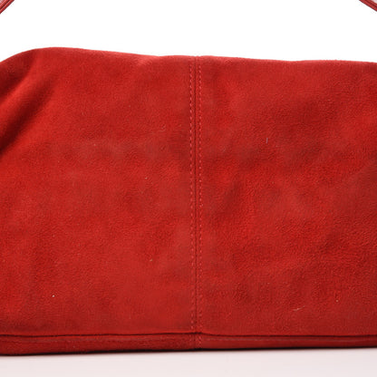 Fendi Suede Baguette Red 8 of 8