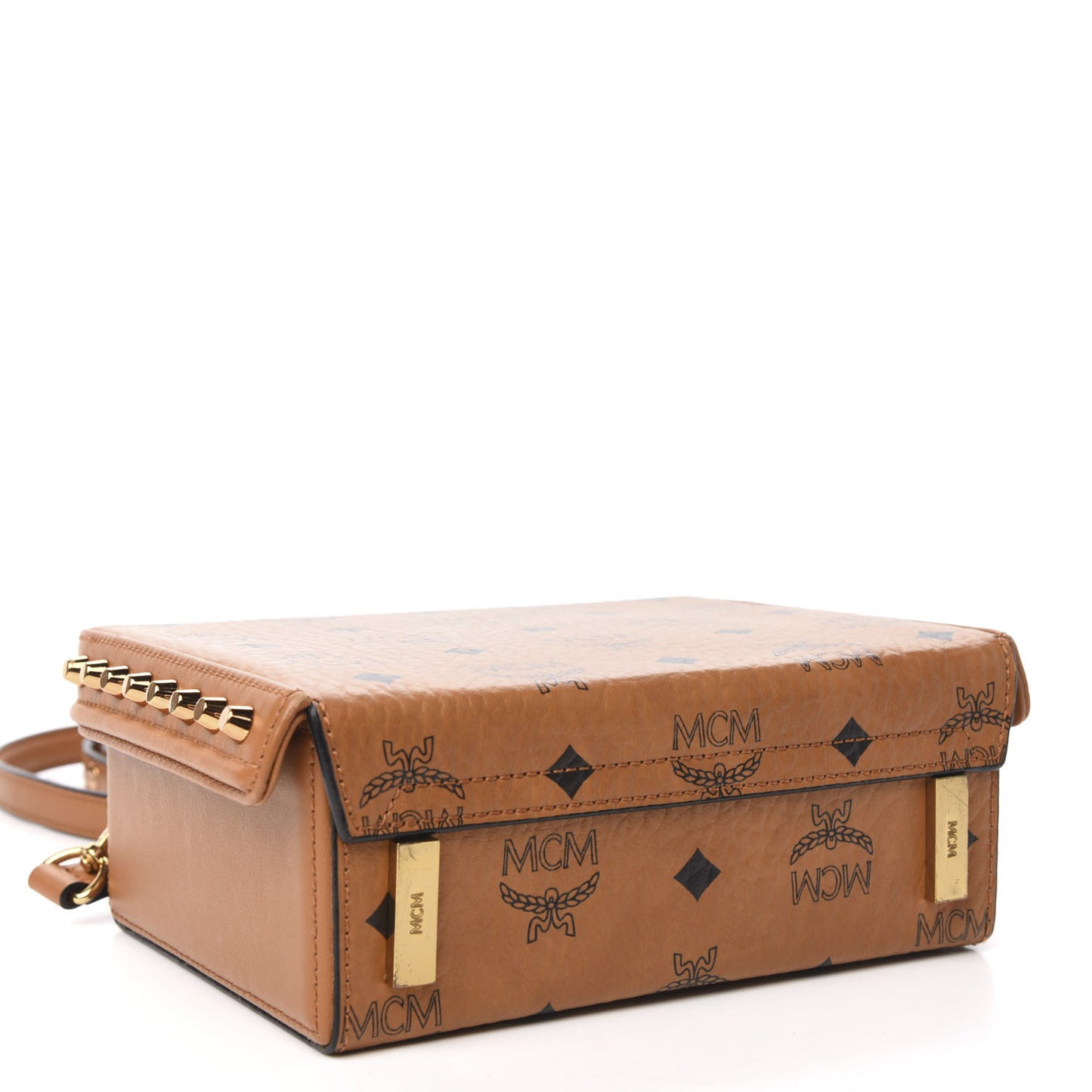 Visetos Small Berlin Crossbody Cognac
