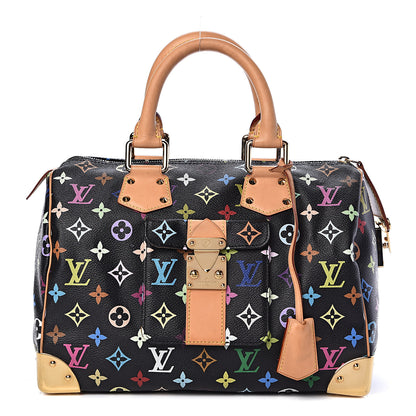 Louis Vuitton Monogram Multicolor Speedy 30 Black 1 of 13