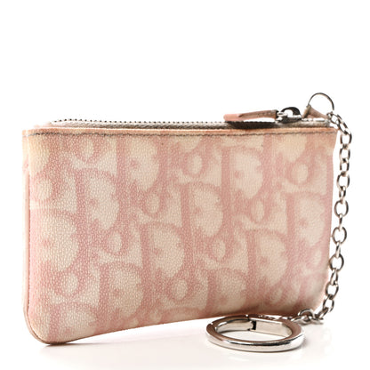 Christian Dior Monogram Romantique Trotter Coin Purse Rose 3 of 11