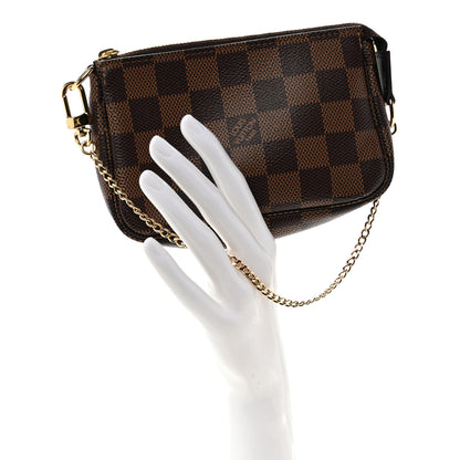 Louis Vuitton Damier Ebene Mini Pochette Accessories 2 of 9