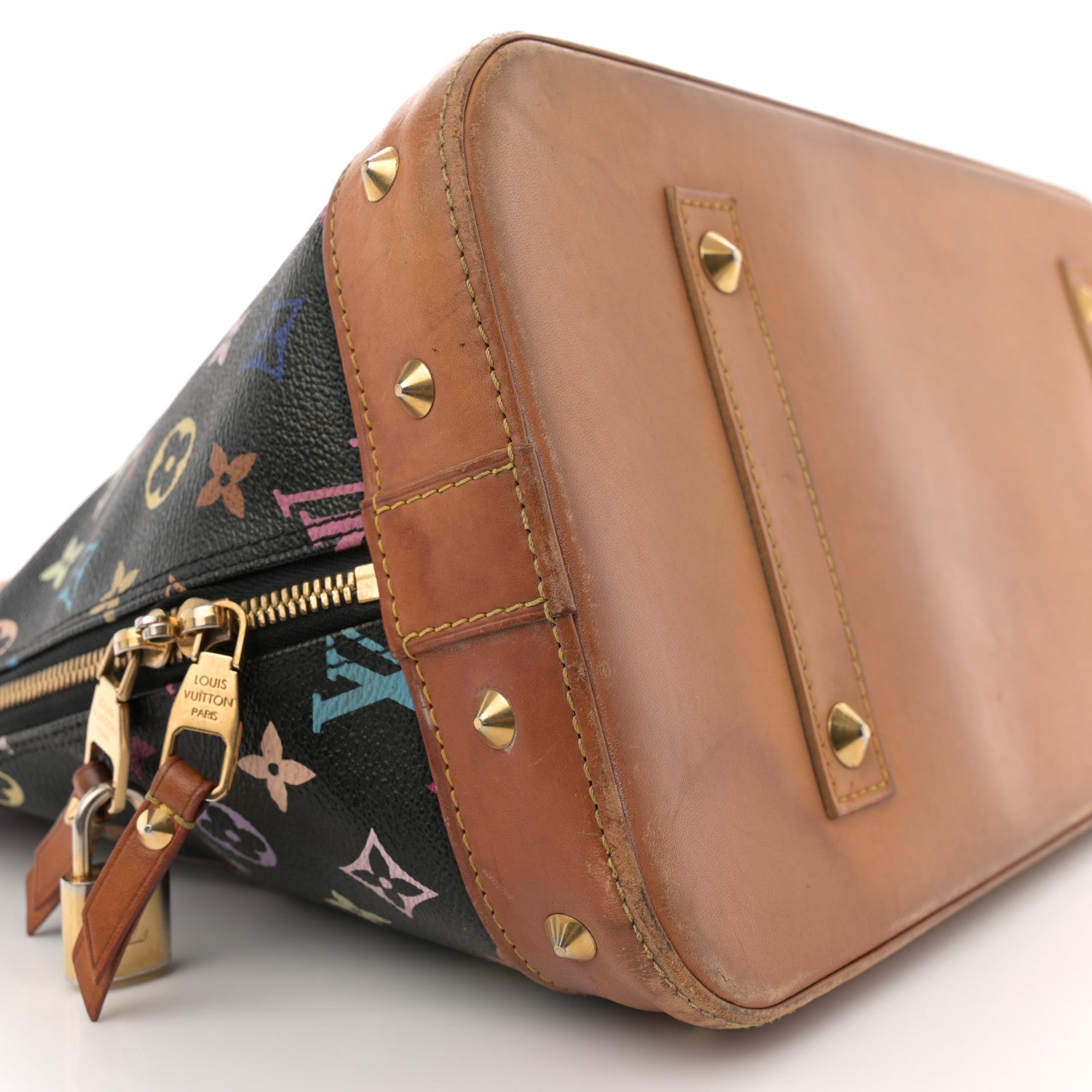 Louis Vuitton Monogram Multicolor Alma GM Black 9 of 19