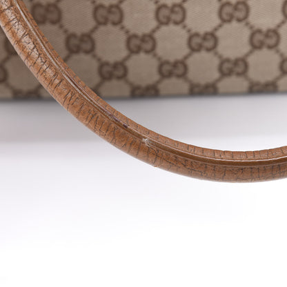 Gucci Monogram Small Bamboo Tote Brown 18 of 19