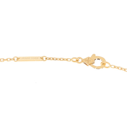Van Cleef & Arpels 18K Yellow Gold Black Onyx Vintage Alhambra Pendant Necklace 4 of 5