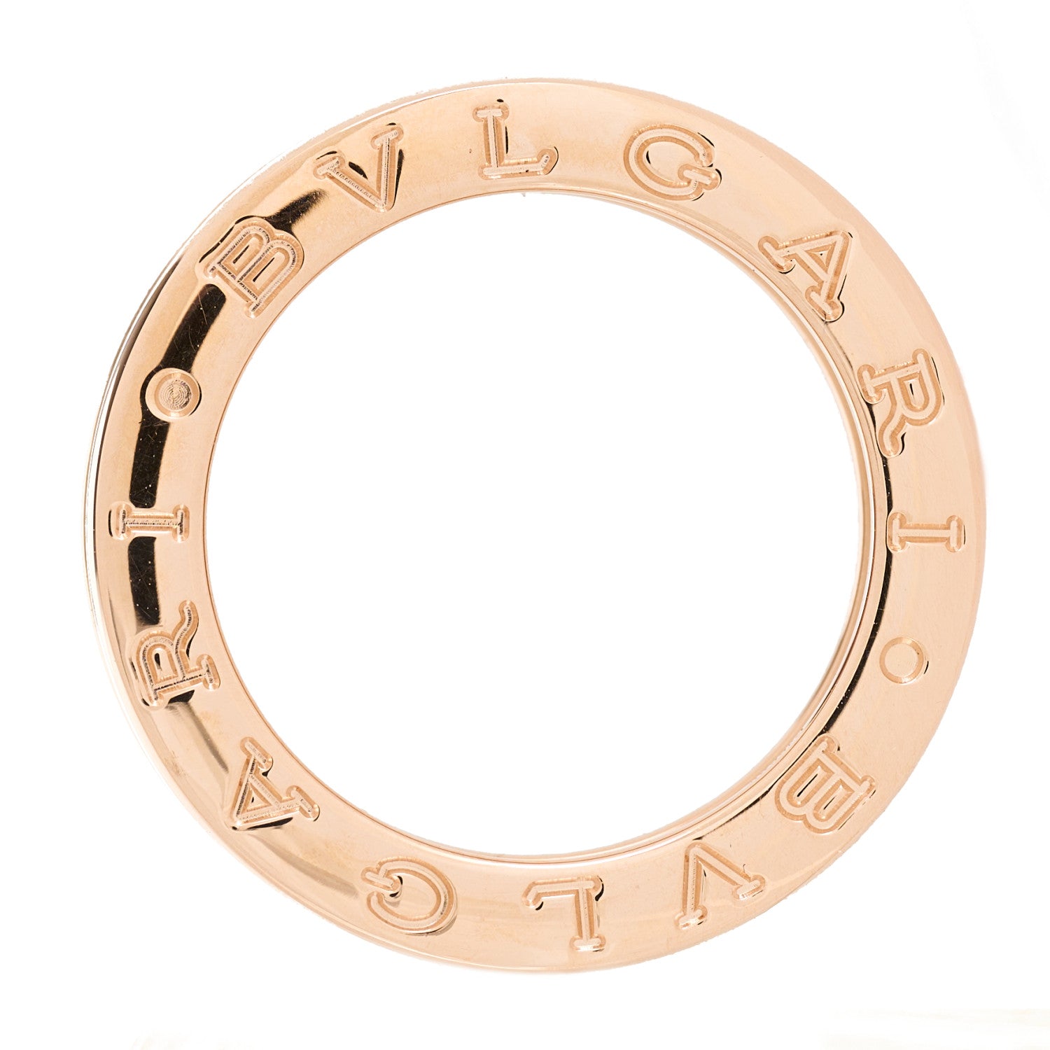 Bulgari 18K Rose Gold B.Zero1 One-Band Ring 50 5.25 3 of 5