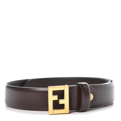 Fendi Calfskin Belt 90 36 Brown 1 of 7