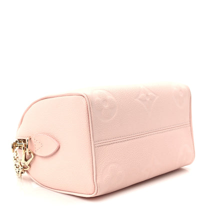 Louis Vuitton Empreinte Monogram Giant Speedy Bandouliere 20 Pink Opale 3 of 9