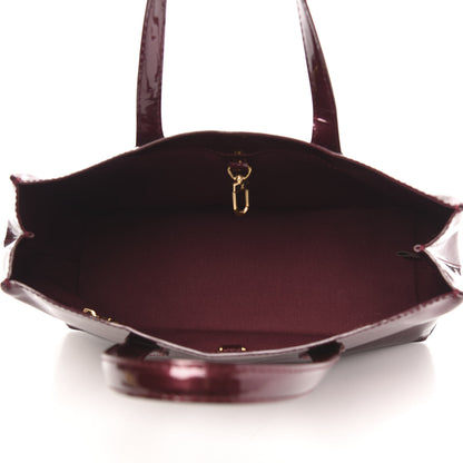 Louis Vuitton Vernis Wilshire PM Rouge Fauviste 5 of 9