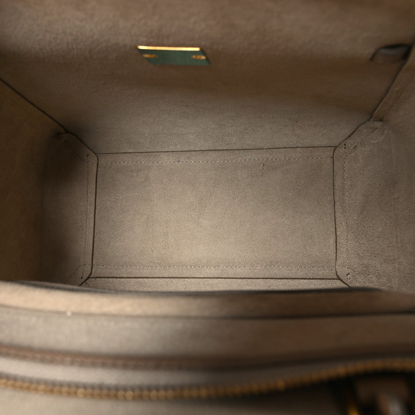 Grained Calfskin Micro Belt Bag Light Taupe