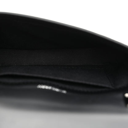 Burberry Calfskin Gingham Print Small Lola Bag Black White 5 of 10