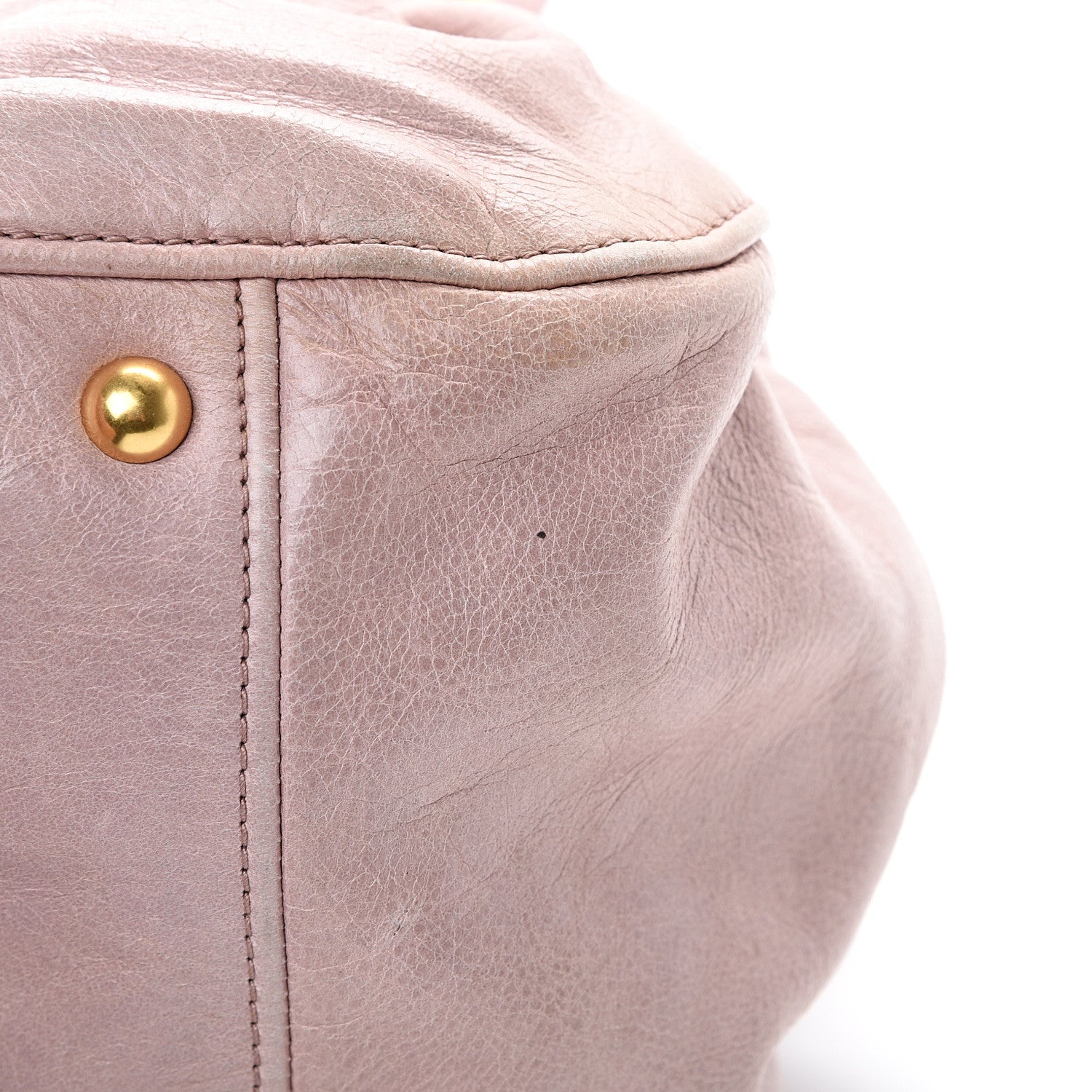 Miu Miu Vitello Lux Mini Bow Bag Mughetto 12 of 18