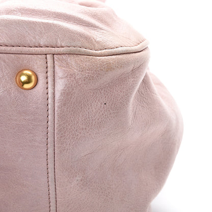 Miu Miu Vitello Lux Mini Bow Bag Mughetto 12 of 18