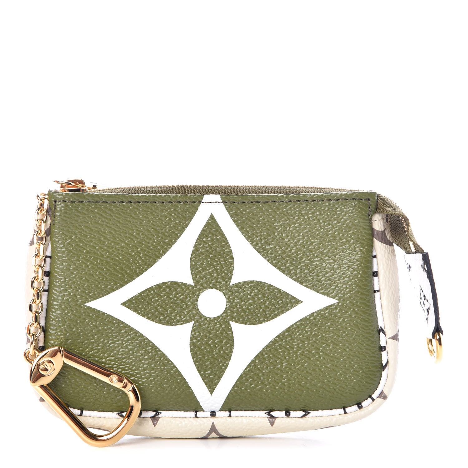 Louis Vuitton Monogram Giant Micro Pochette Accessories Kaki White 1 of 8