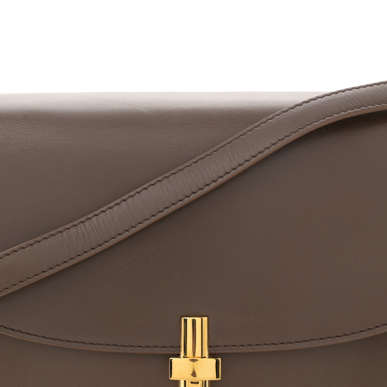 The Row Sleek Calfskin The Sofia 8.75 Crossbody Stone Shg 6 of 9