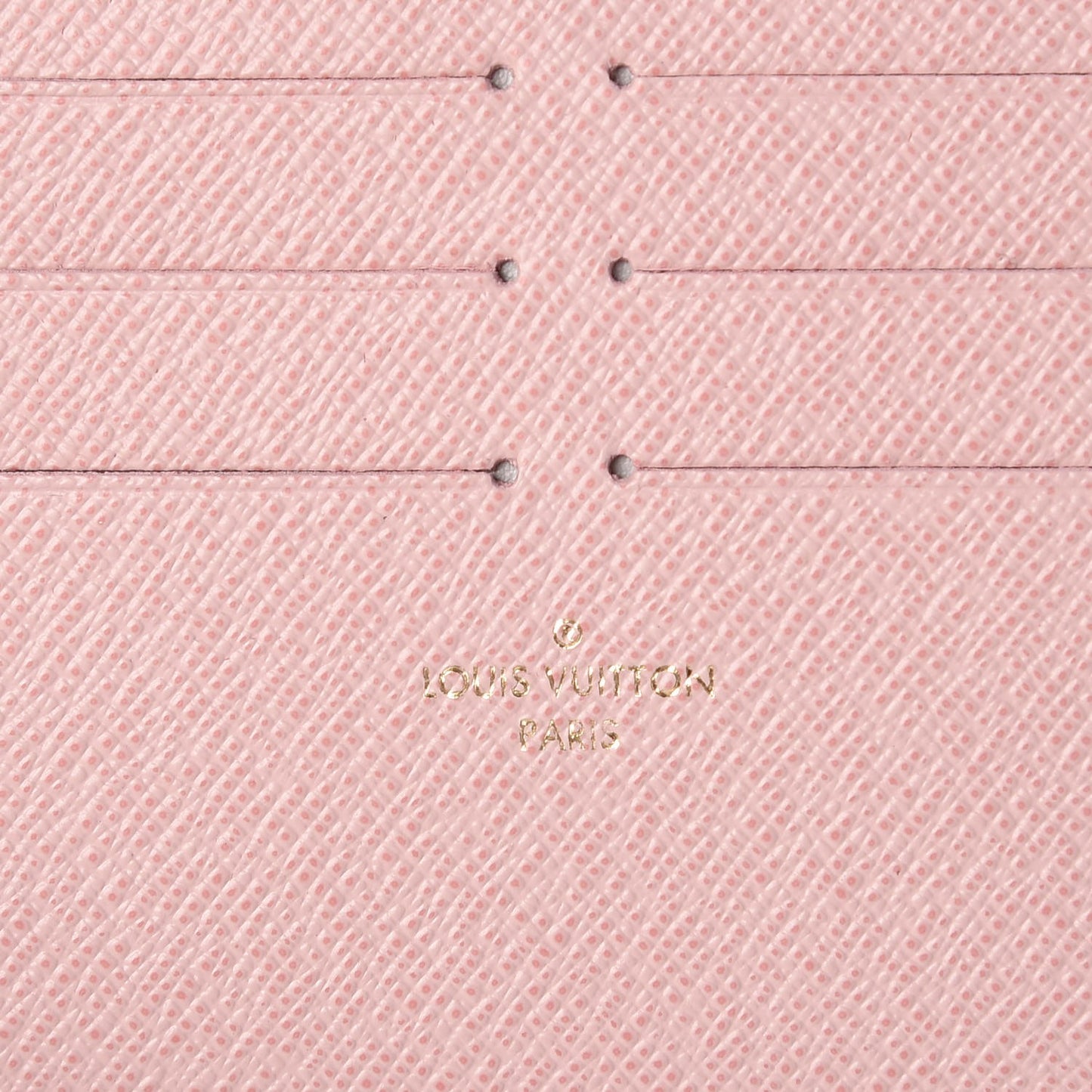 Calfskin Felicie Card Holder Insert Rose Ballerine