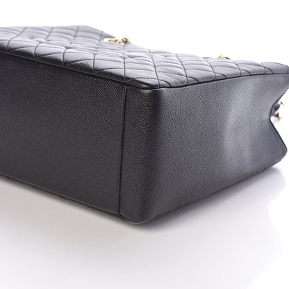 Chanel Caviar Quilted Grand Shopping Tote GST Black 7 of 10