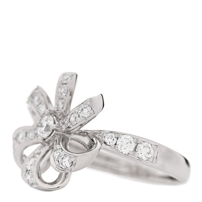 Parker & West by FASHIONPHILE Platinum Diamond Bow Ring 52 6 4 of 6