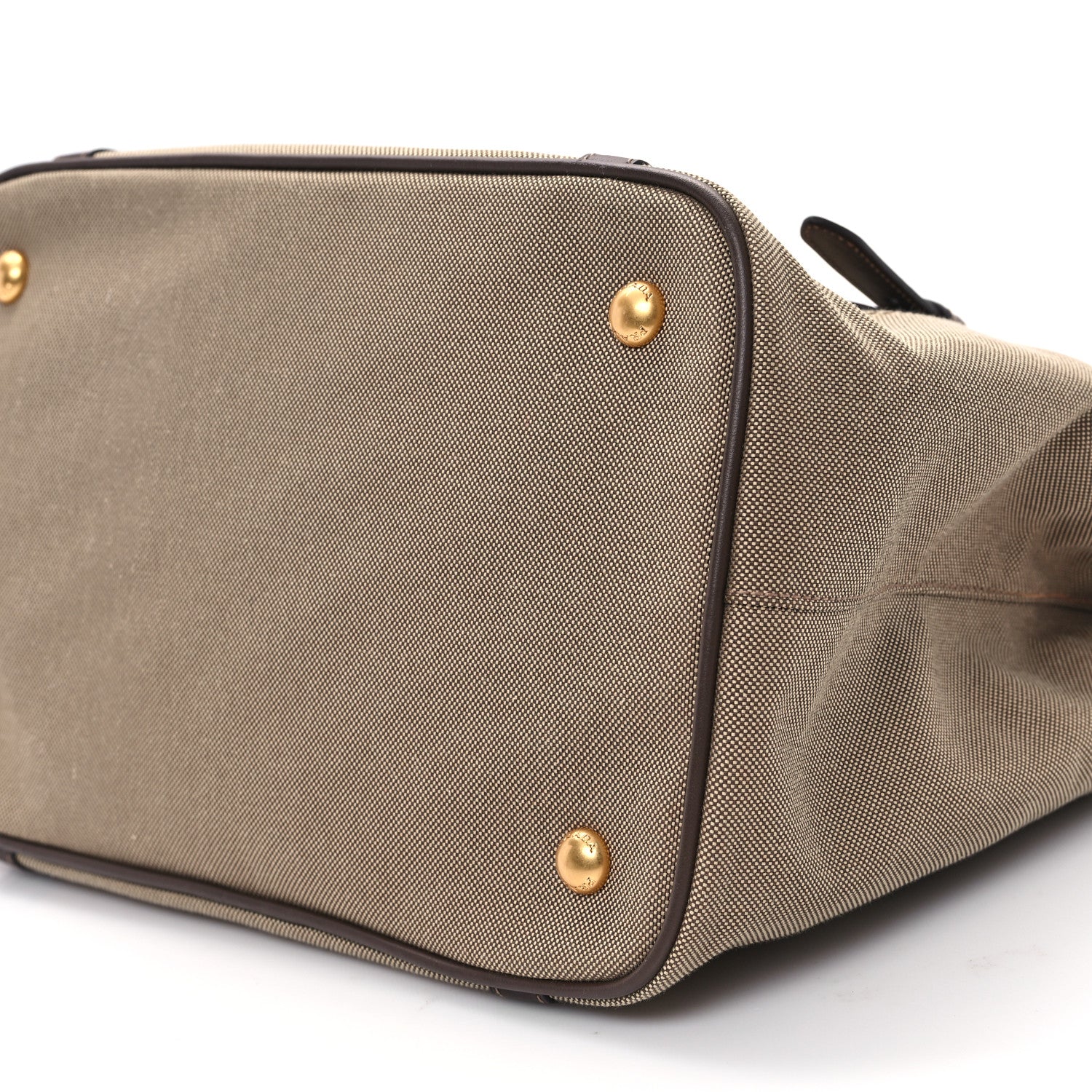 Prada Jacquard Logo Tote Corda Bruciato 9 of 11