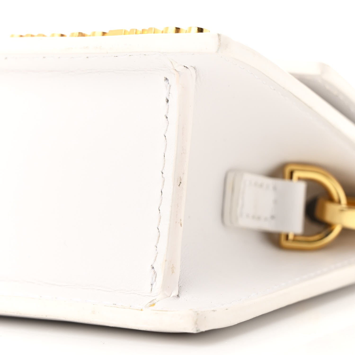 Jacquemus Smooth Calfskin Le Chiquito Long White 9 of 9