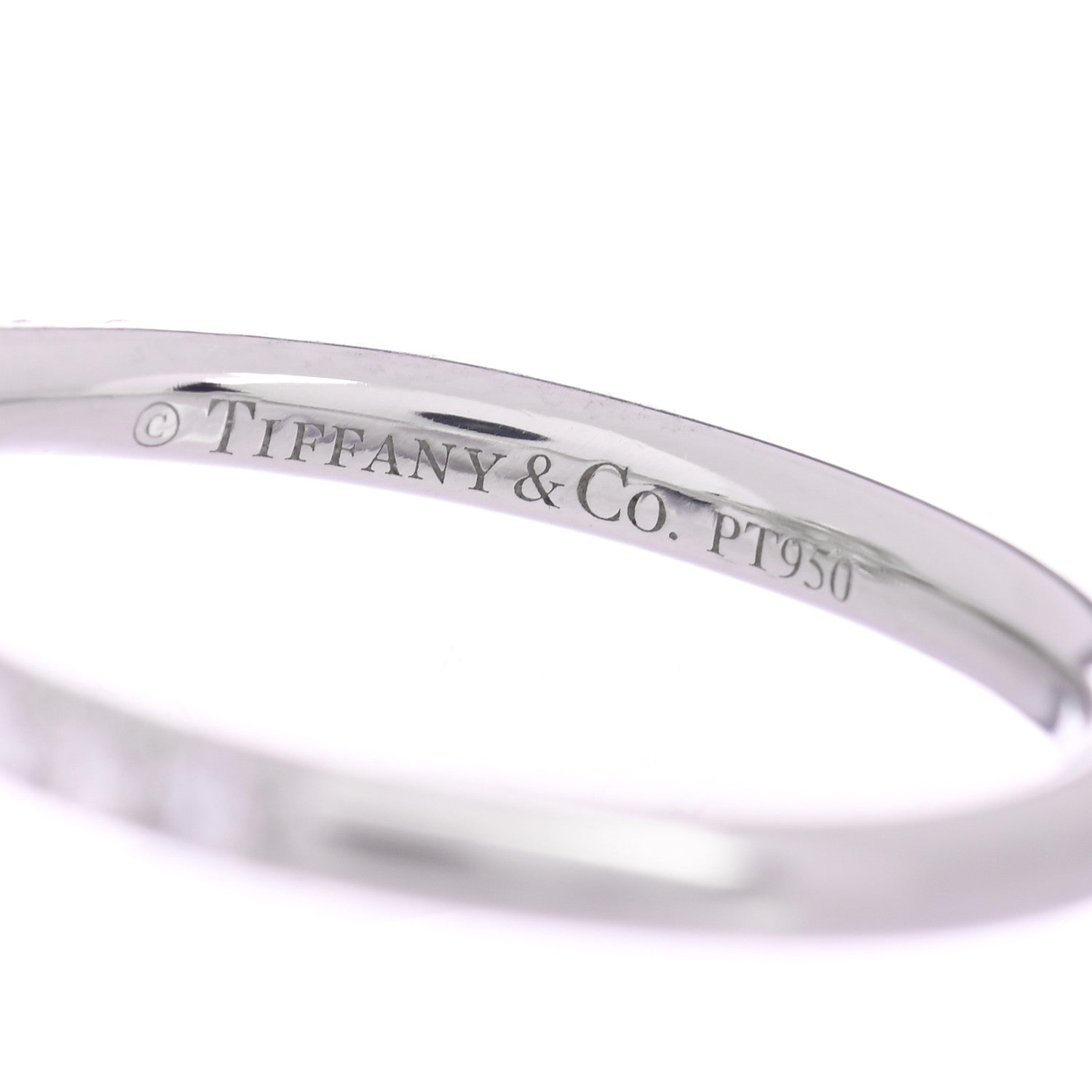 Tiffany Platinum Diamond .78ct Soleste Cushion Cut Double Halo Engagement Ring 52 6 6 of 7