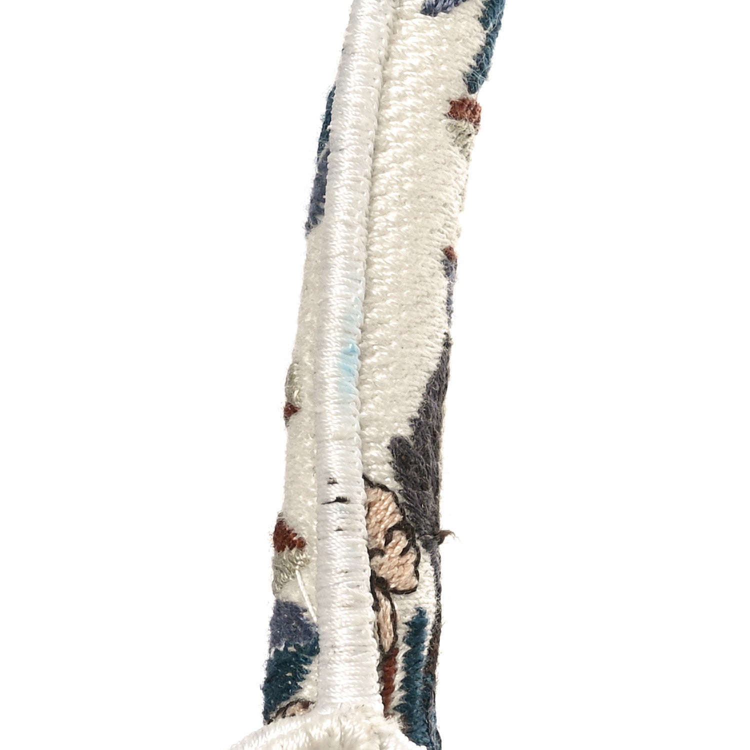 Christian Dior Canvas Embroidered Large Jardin D'Hiver Book Tote Latte Multicolor 11 of 11