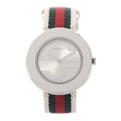 Gucci Stainless Steel Nylon 36mm U-Play Quartz Watch 1 of 6