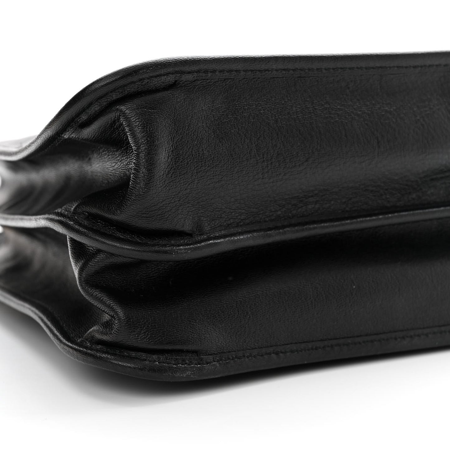 New Sakai Calfskin Lux Medium Horsebit 1955 Tote Bag Black