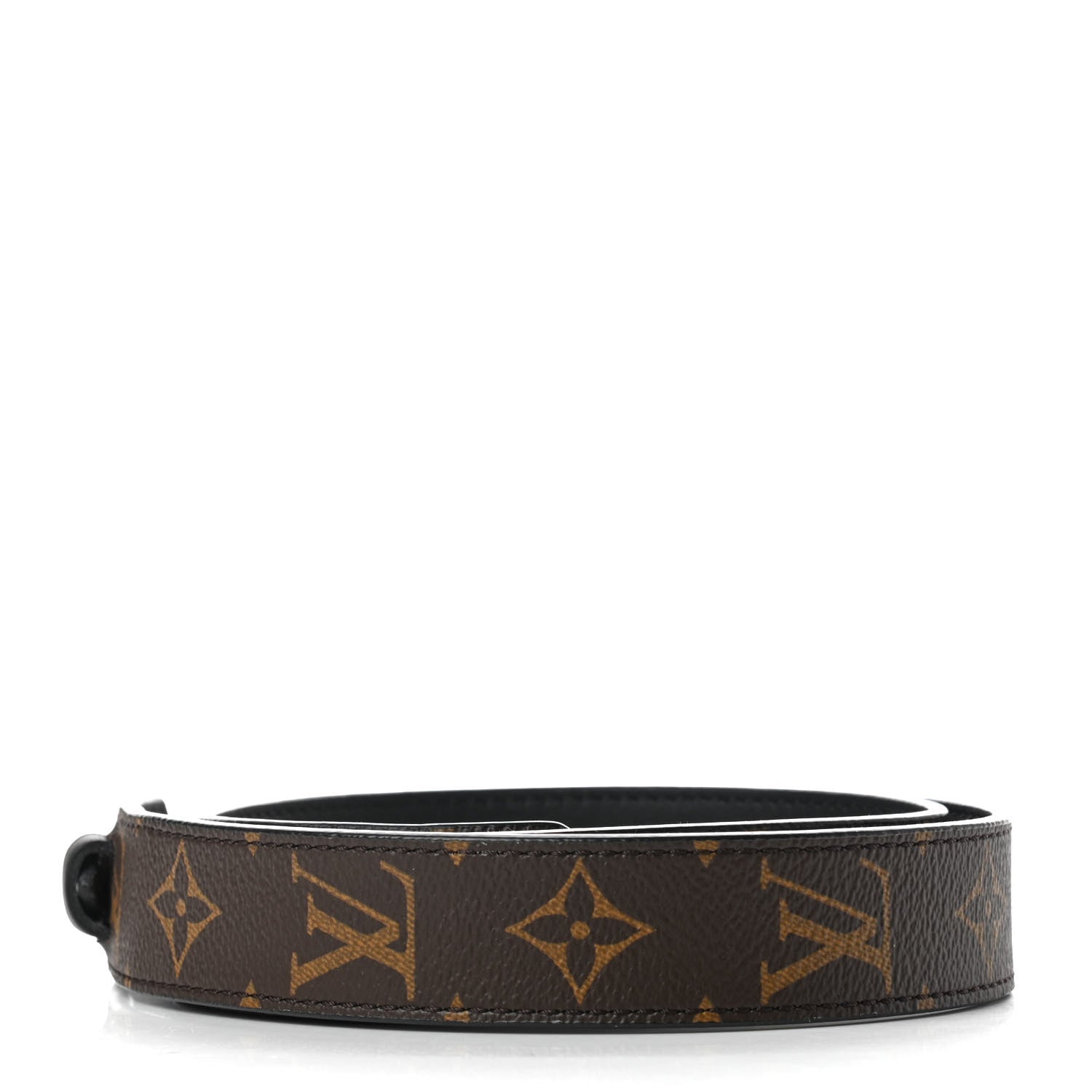 Louis Vuitton Monogram Bandouliere Shoulder Strap XL Black 2 of 4