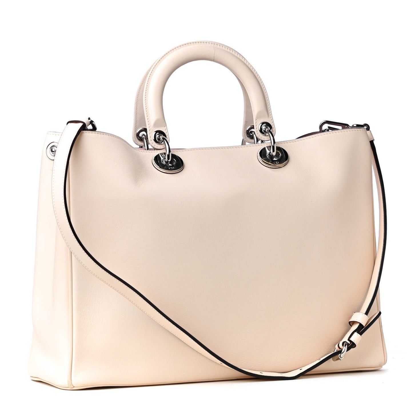 Smooth Calfskin Large Diorissimo Tote Beige
