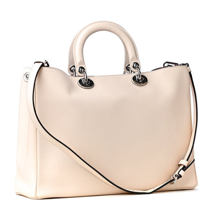 Christian Dior Smooth Calfskin Large Diorissimo Tote Beige 3 of 17
