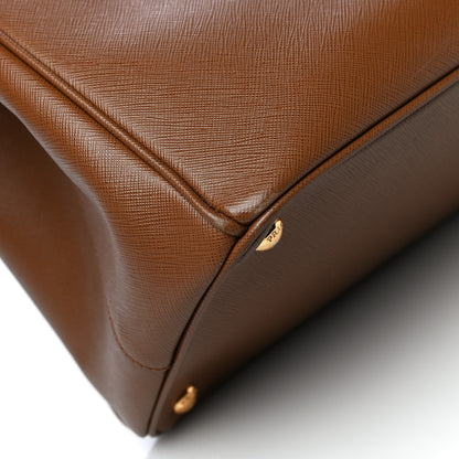 Prada Saffiano Medium Galleria Double Zip Tote Cannella 9 of 14