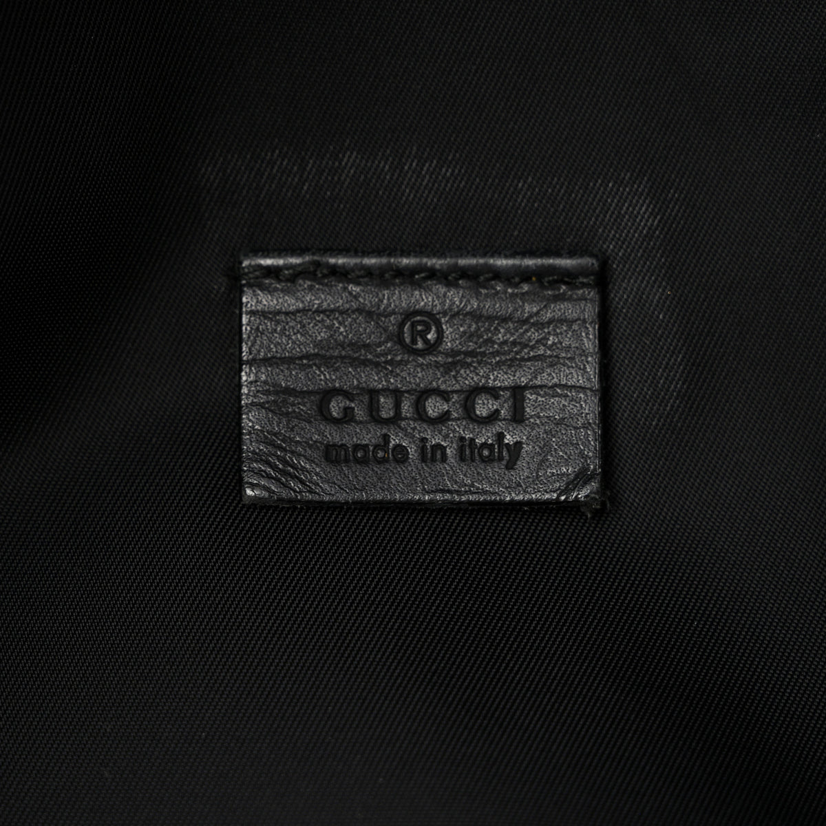 Guccissima Web Belt Bag Black
