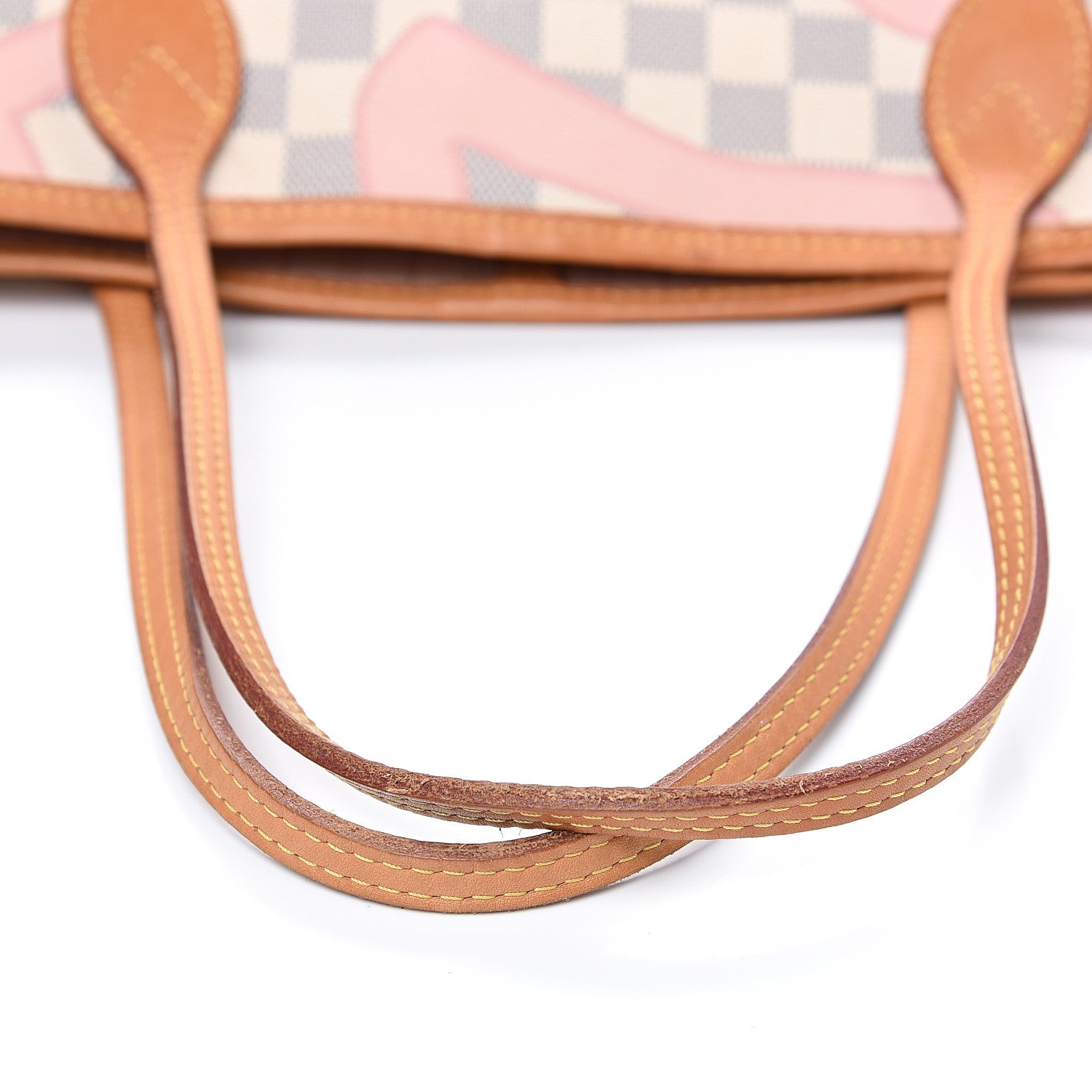 Louis Vuitton Damier Azur Tahitienne Neverfull MM 11 of 19