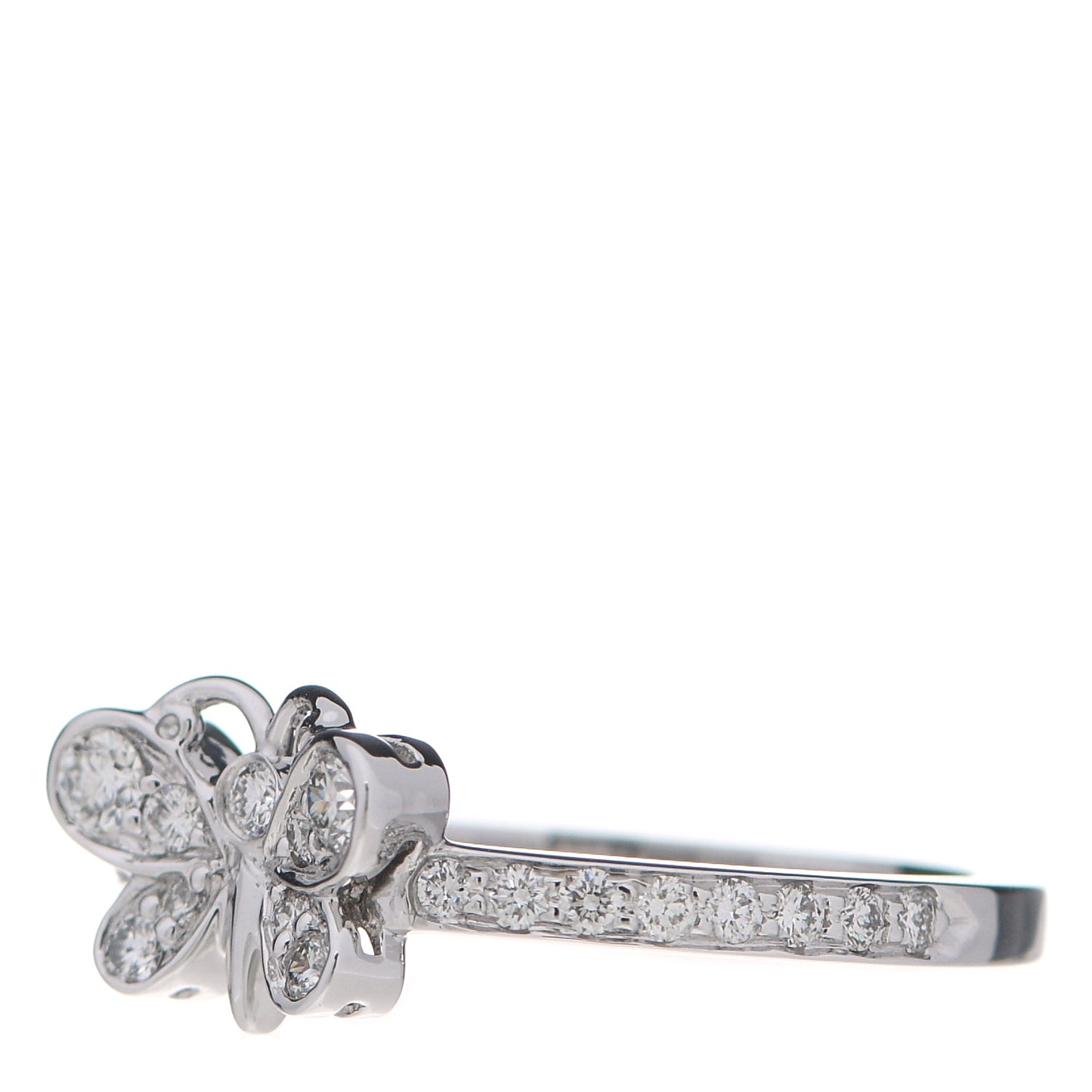Platinum Diamond Enchant Butterfly Ring 49 5