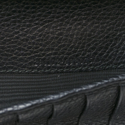 Gucci Pebbled Calfskin Soho Zip Around Organizer Wallet Black 8 of 9