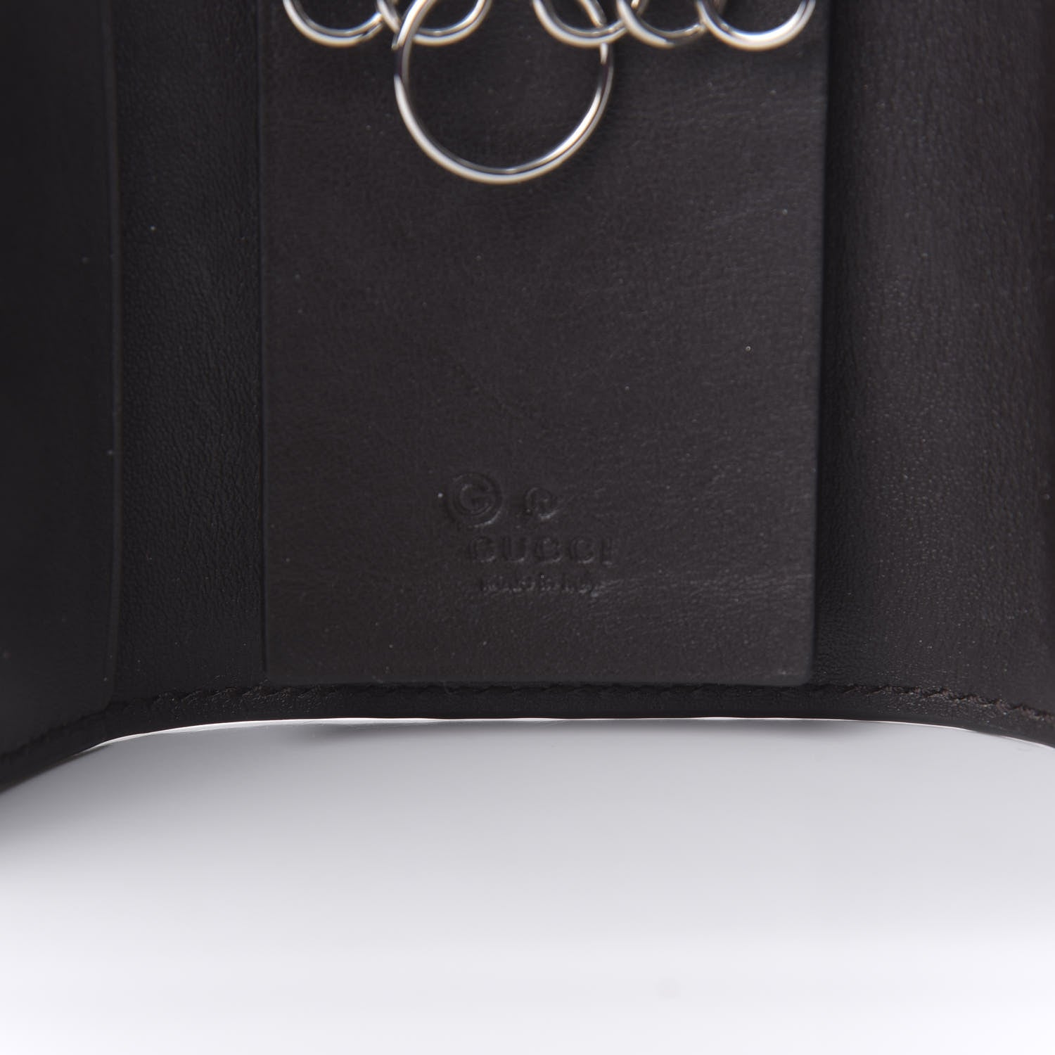 Gucci Microguccissima 6 Key Holder Case Testa di Moro 6 of 8