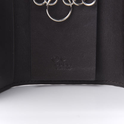 Gucci Microguccissima 6 Key Holder Case Testa di Moro 6 of 8