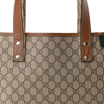 Gucci GG Plus Monogram Medium Signature Web Loop Tote Brown 9 of 11