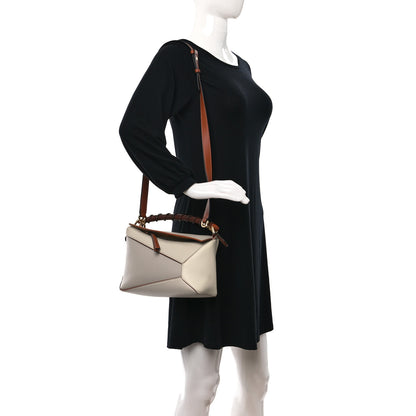 Loewe Calfskin Small Puzzle Edge Bag Ghost Soft White 2 of 8