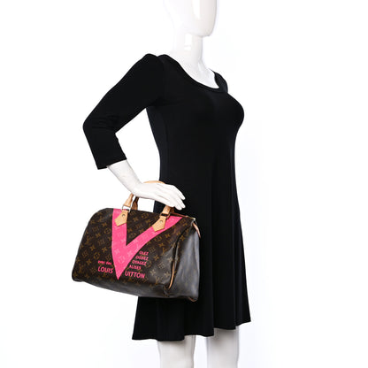 Louis Vuitton Monogram Speedy 30 V Grenade 2 of 12