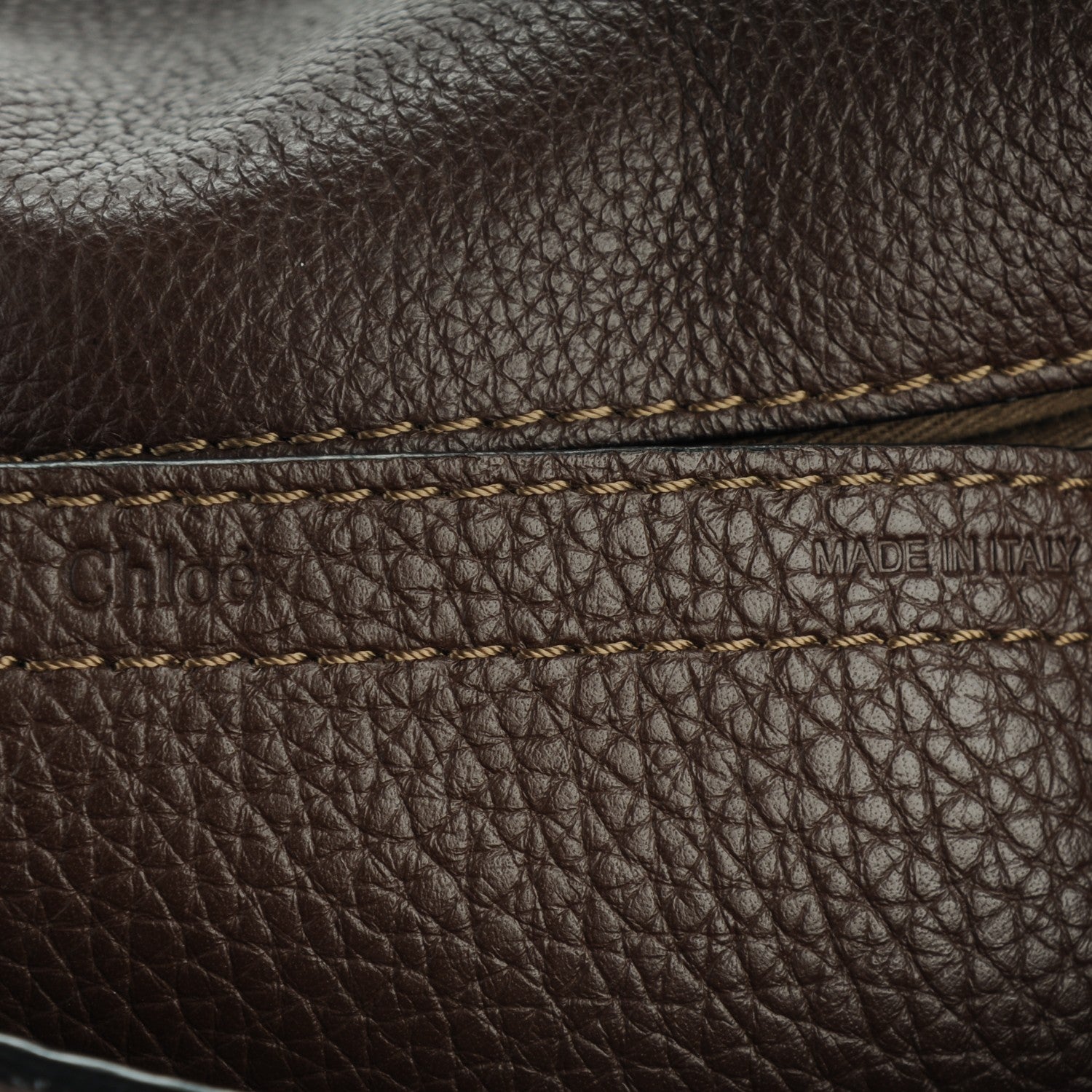Chloe Calfskin Medium Marcie Round Crossbody Bag Coffee Shot 6 of 7