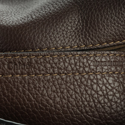 Chloe Calfskin Medium Marcie Round Crossbody Bag Coffee Shot 6 of 7
