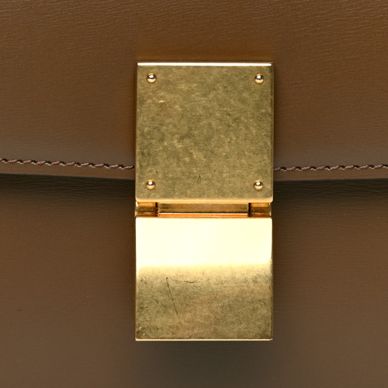 Celine Box Calfskin Medium Classic Box Flap Bag Camel 5 of 5