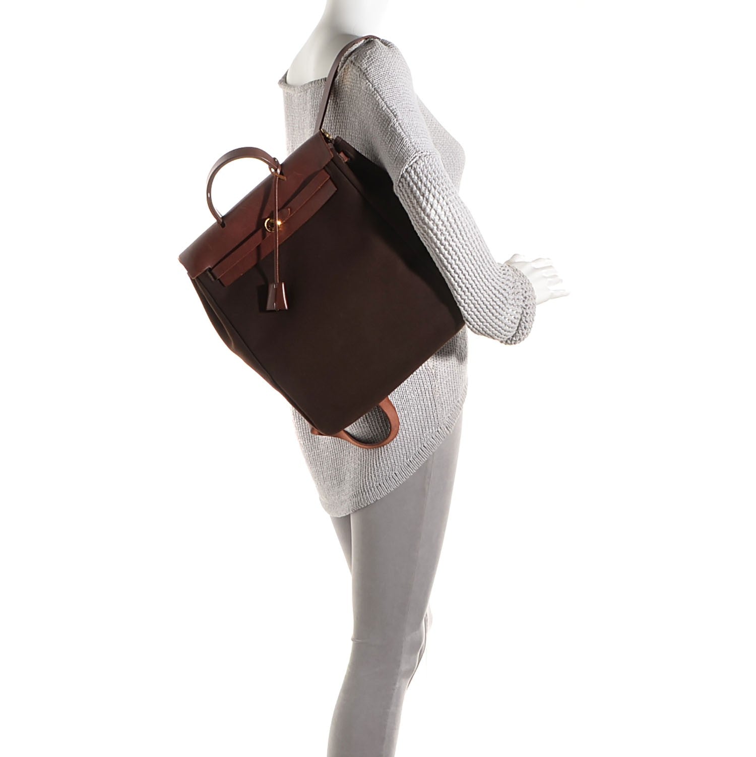 Hermes Toile Herbag Backpack GM 2 of 10