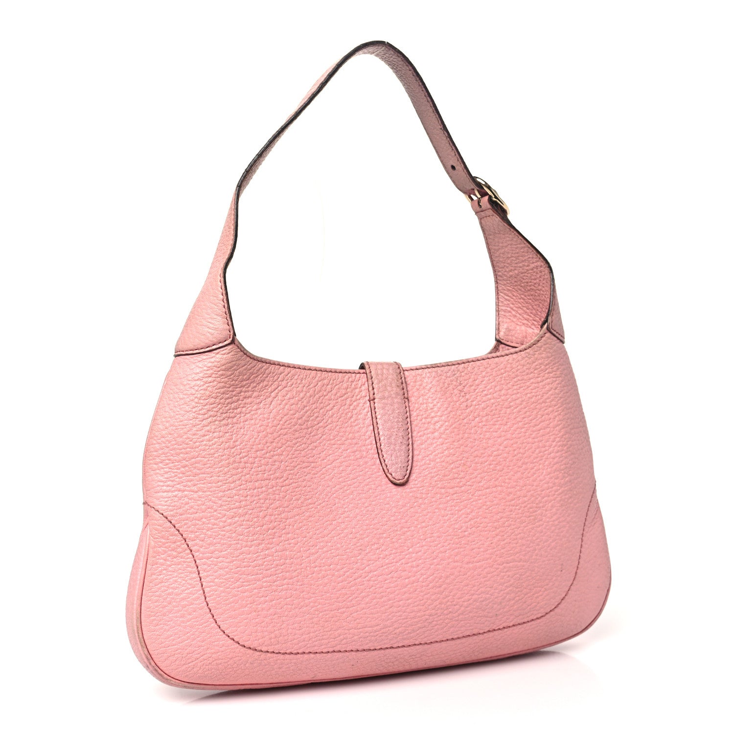 Gucci Calfskin Small Jackie O Hobo Pink 3 of 15