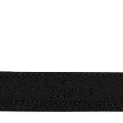 Gucci Calfskin Double G 20mm Belt 80 32 Black 5 of 8