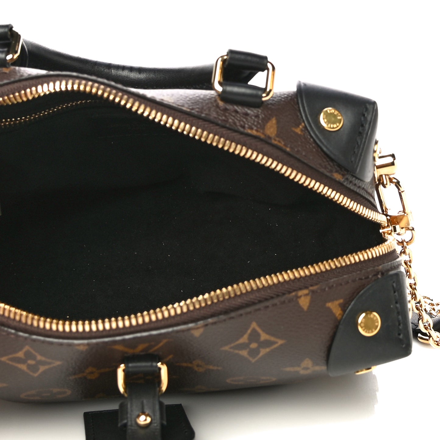 Monogram Petite Malle Souple Black