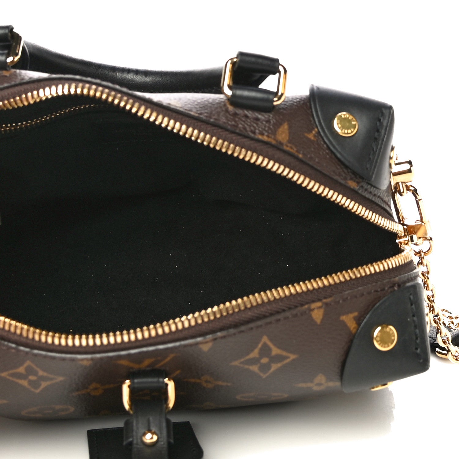 Louis Vuitton Monogram Petite Malle Souple Black 5 of 13