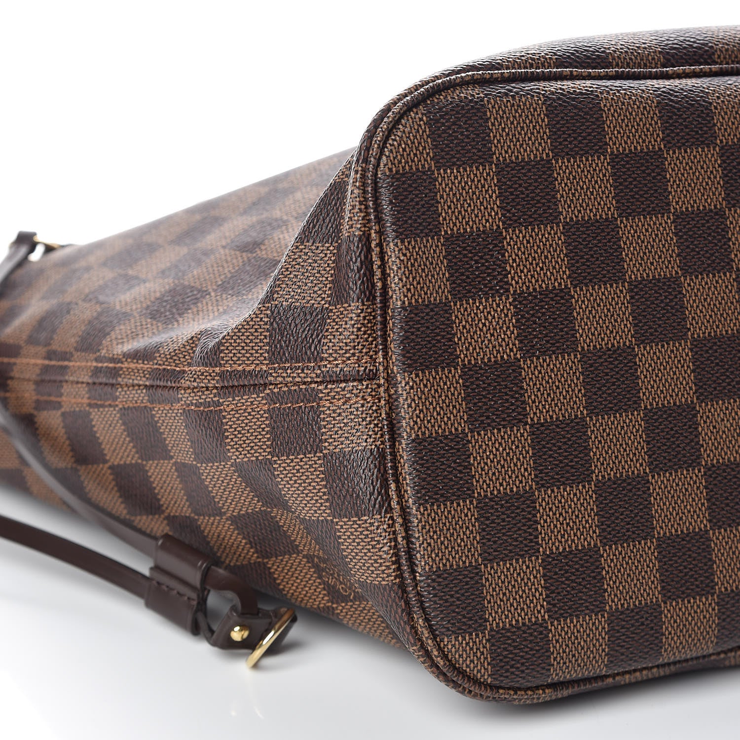 Louis Vuitton Damier Ebene Neo Neverfull MM Rose Ballerine 6 of 11
